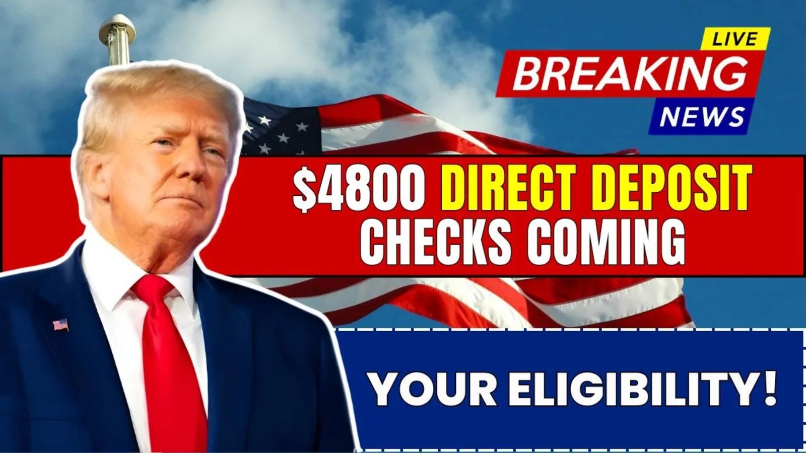 $4,800 Direct Deposit Checks in August 2025