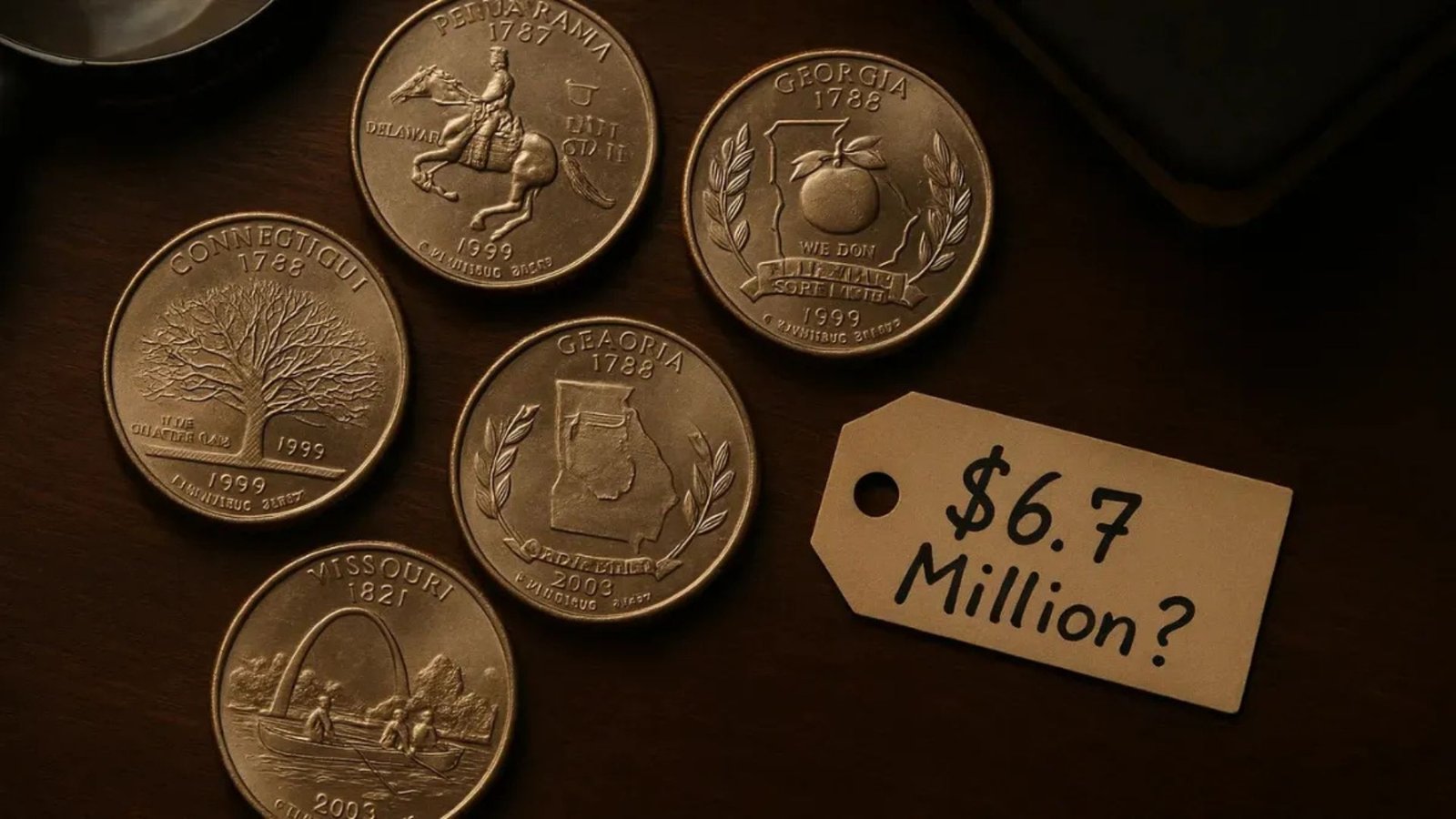 5 Valuable State Quarters Worth Up To $6.7 Million Each
