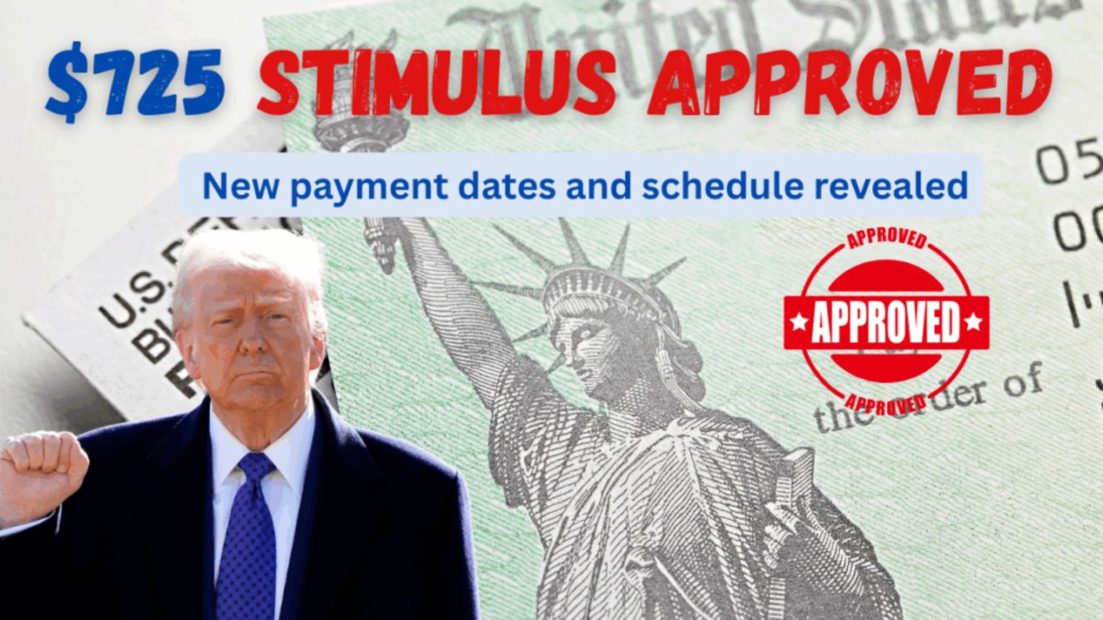 $725 Stimulus Checks Approved for August 2025