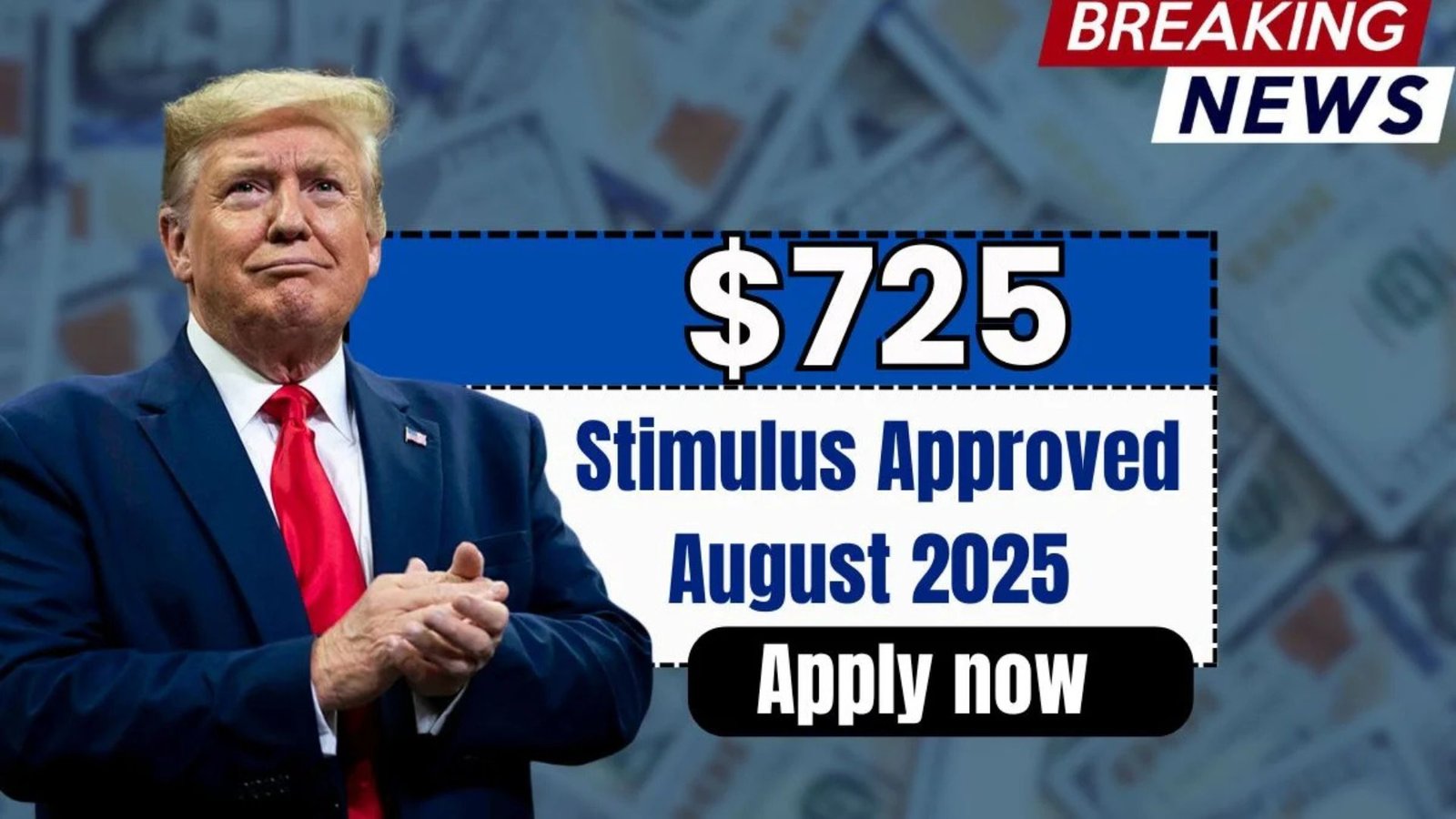 $725 Stimulus Checks Approved for August 2025